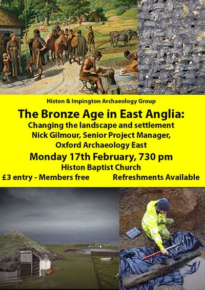 Poster for HIAG Bronze Age talk