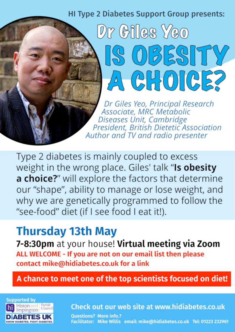 Diabetes Group Talk May 2021
