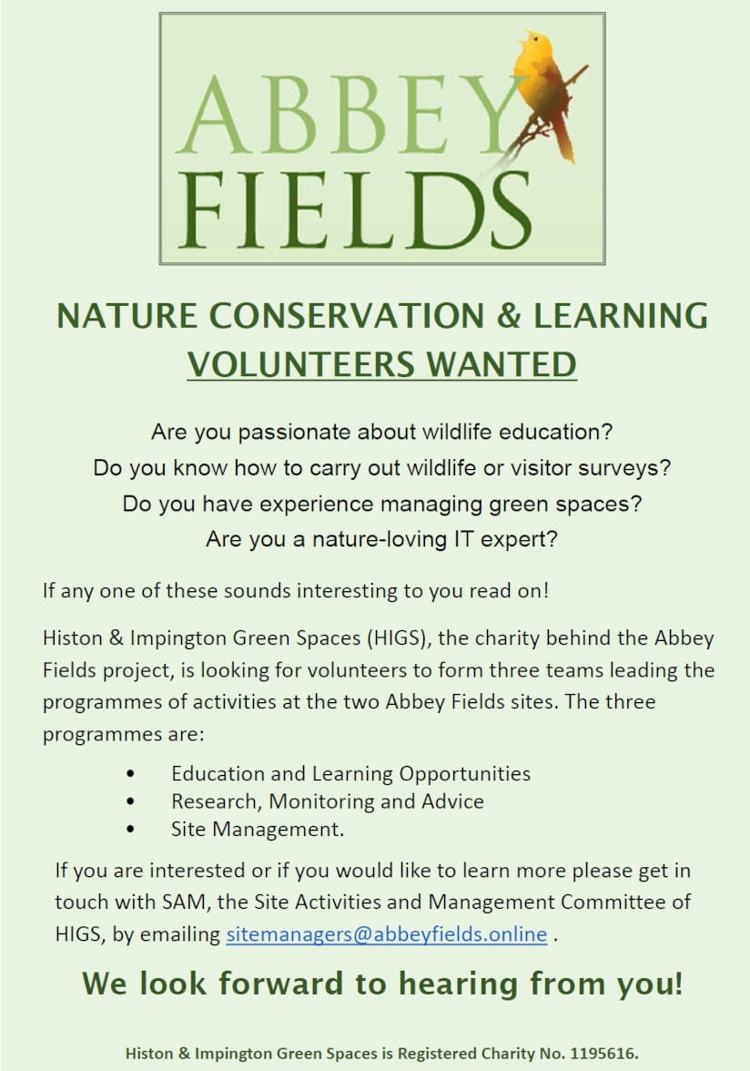 Nature Conservation and Learning Volunteers
