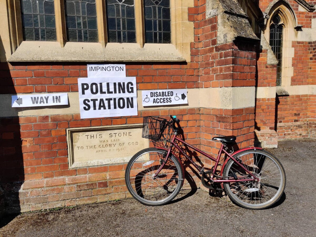Polling station Histon Baptist church